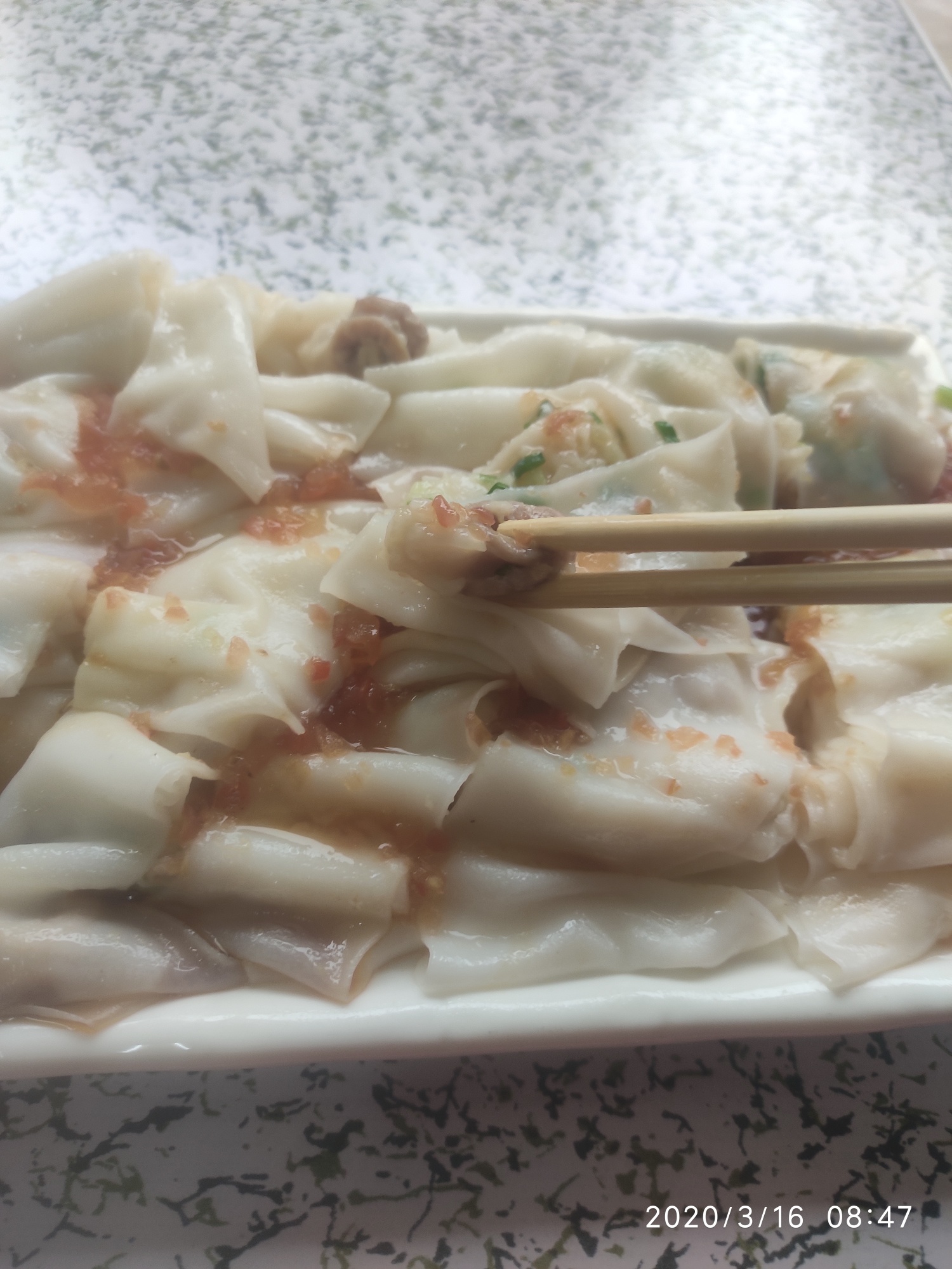 生料瘦肉粉肠肠粉,惊艳到了侬队了……粉中君子,肠粉篇