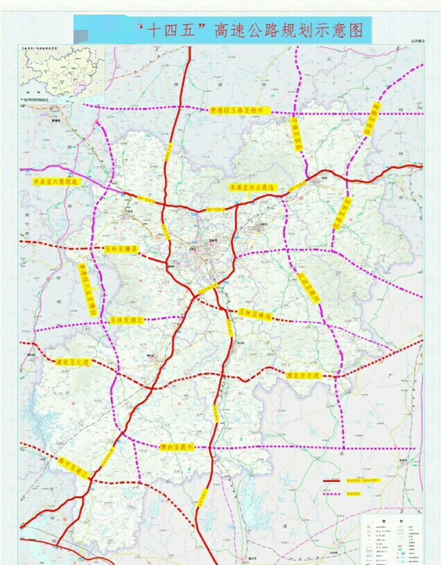 桂平高速公路规划图图片